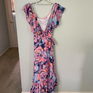 Lilly Pulitzer Marianna Dress- nauti navy boho bateau
